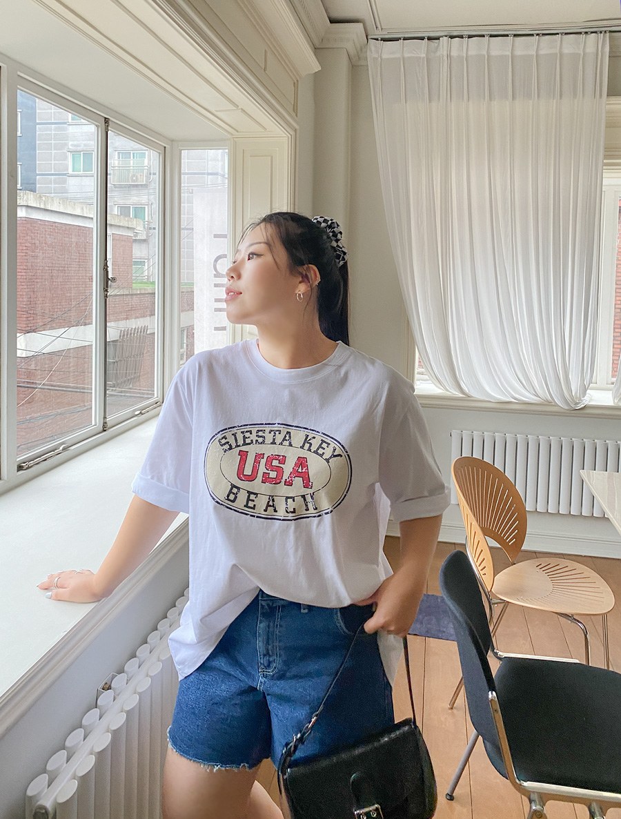 [EVELLET] Hinira Bag Open T-shirt