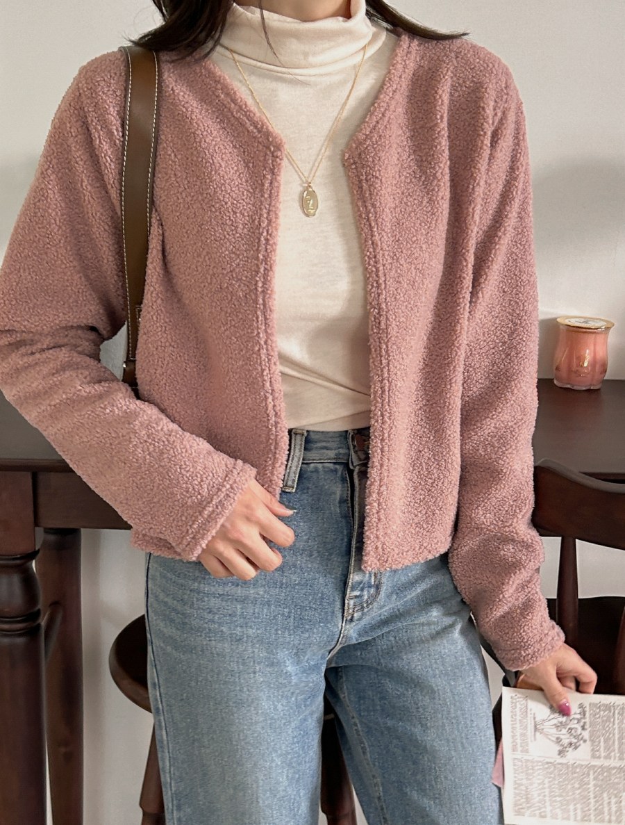 [EVELLET] Two-hitty Poggeul Hook Cardigan