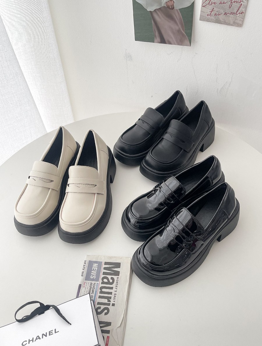 Abinju Leather Loafers (7cm)