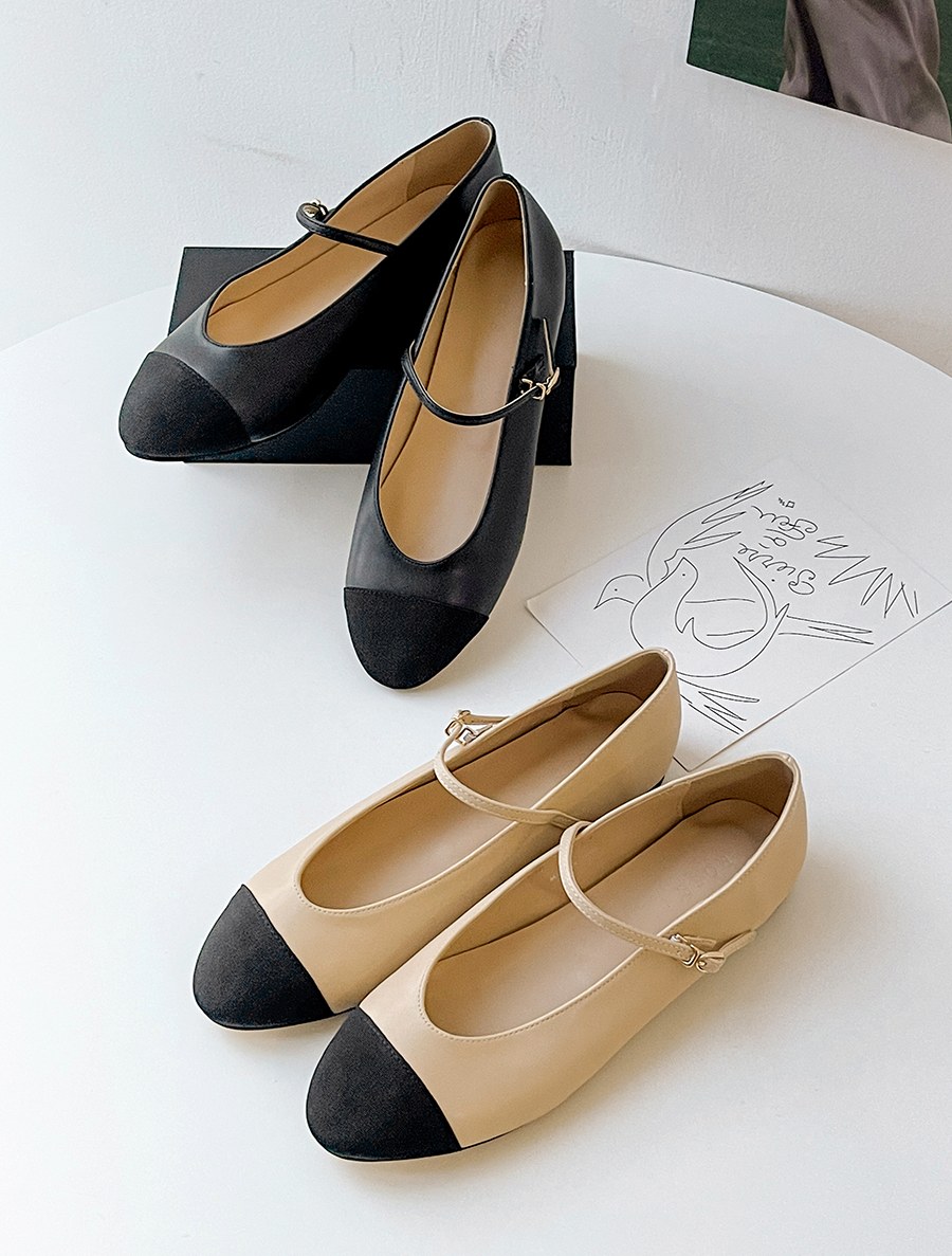 Petite Mary Jane Flat shoes(1cm)