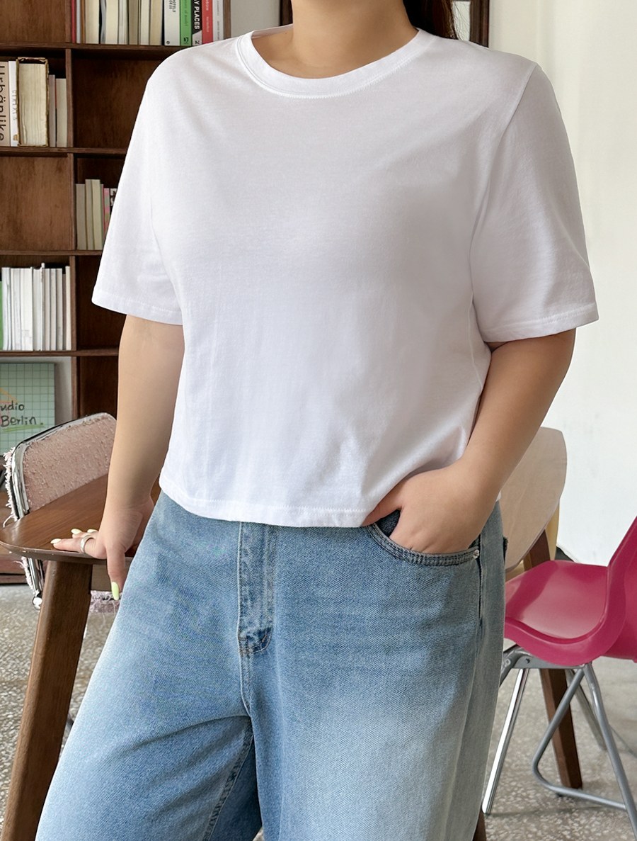 [EVELLET] Asenp length T-shirt