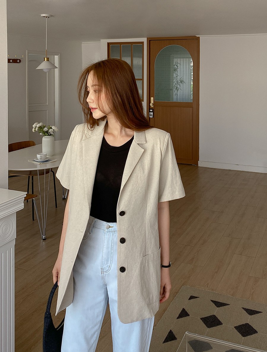 Vanrude Linen single jacket