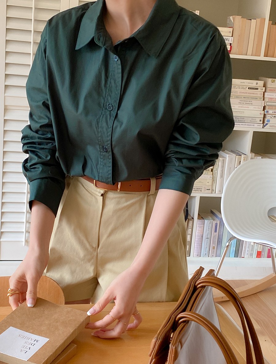 [EVELLET] Meteor Cotton Basic Shirt