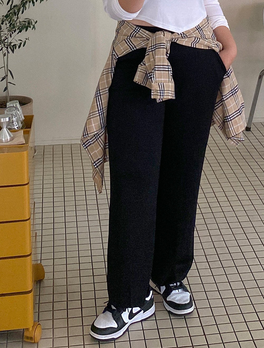 [Daily Pants] FB Straight Waistband Pants by Length