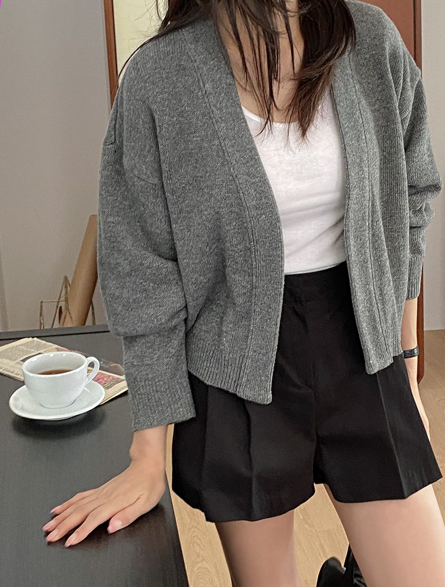 [EVELLET] Stea Open Knit Cardigan