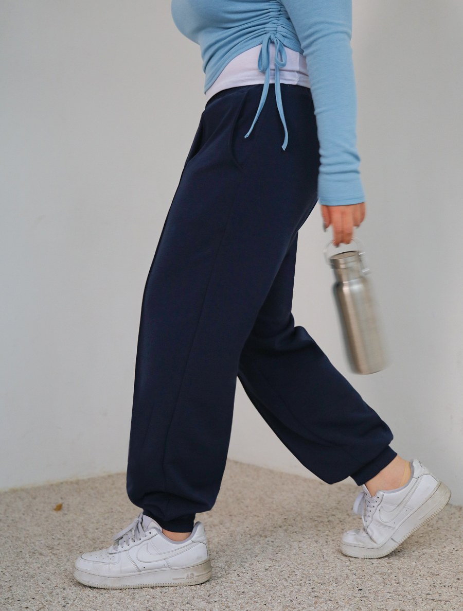 [EVELLET] Cushioned UV cut jogger pants