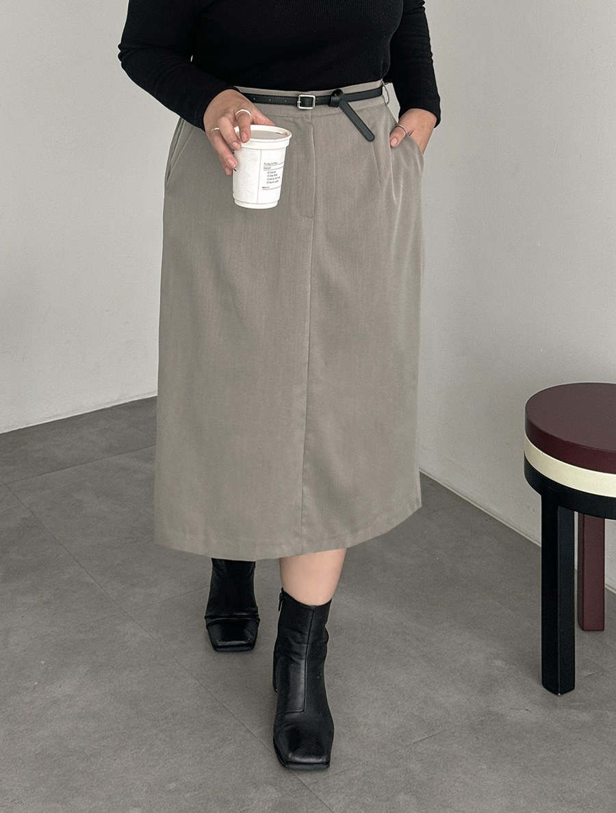 Duffled Team Long Skirt