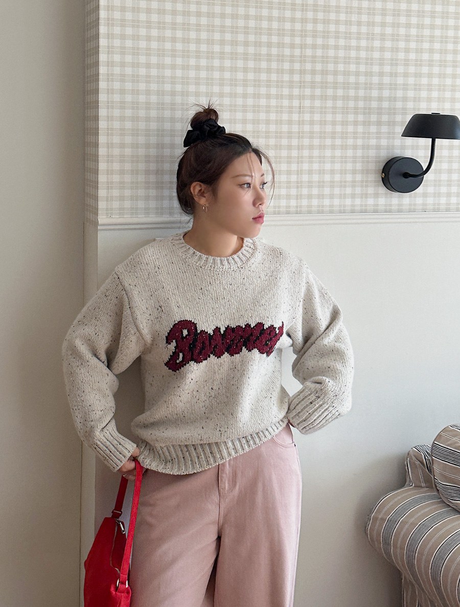 Demuon Bocashi Graphic Print Knit