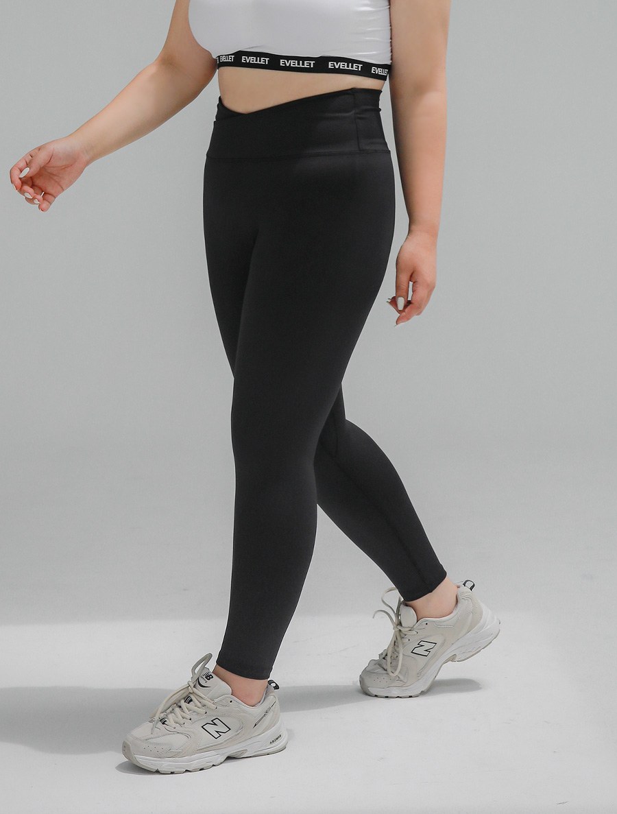 [EVELLET] Noaro Abdomen Cover V-neck Leggings