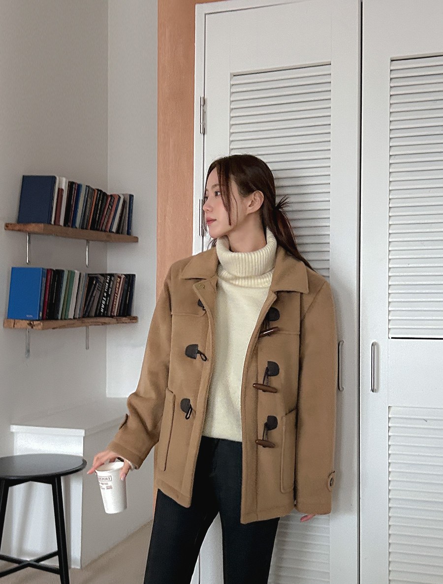 [EVELLET] Tarebin Duffel Wool Coat