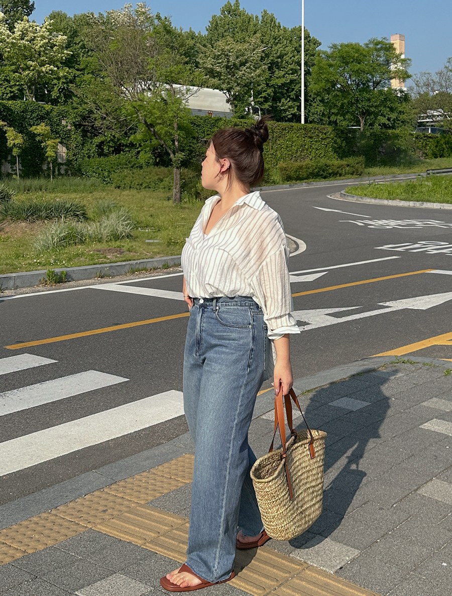 [EVELLET] Heavy primium denim pants