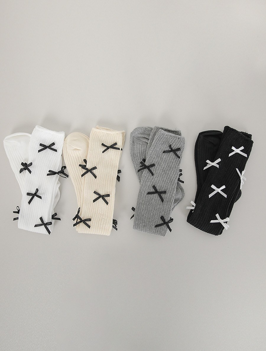 Rohez bowknot knee socks