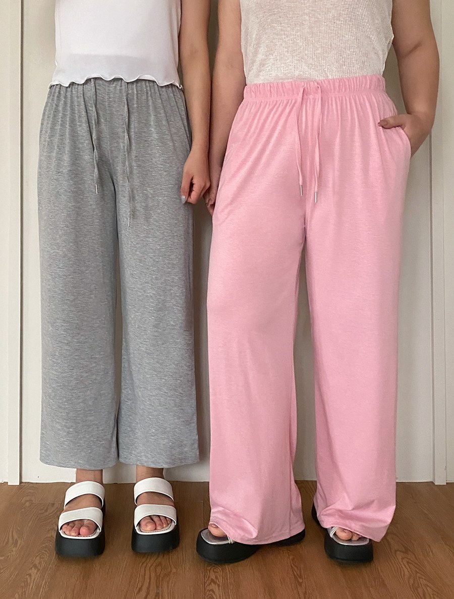 Bedikin Straight Waistband Pants by Length