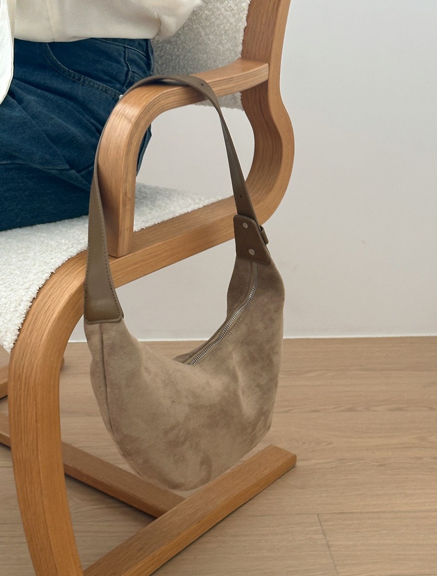 Nadiz Suede Hobo Bag