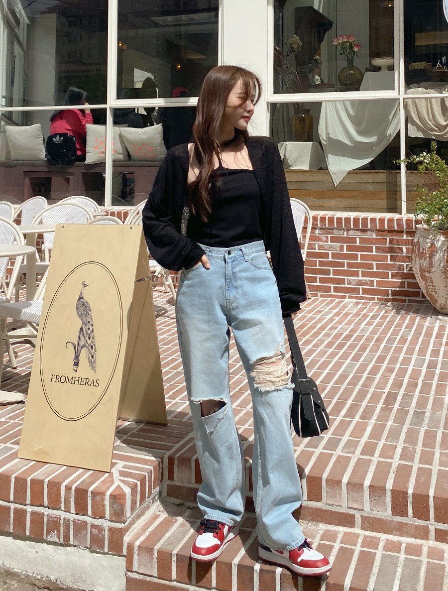Corduane Vintage wide denim pants