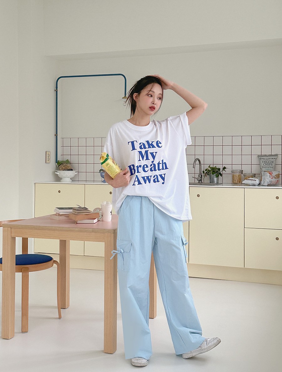 [EVELLET]HantsN Graphic Print T-shirt