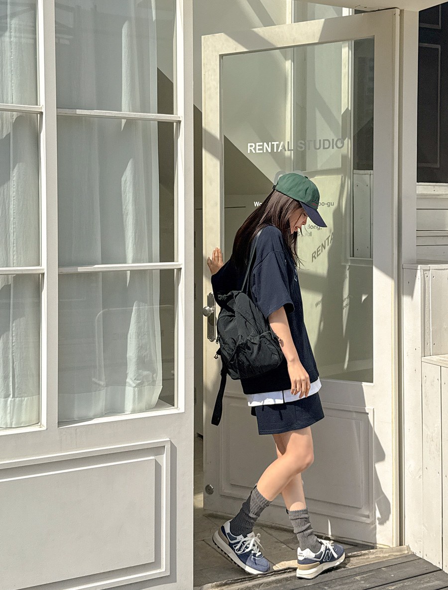 Hitemon Nylon Shirring Bowknot BackPack