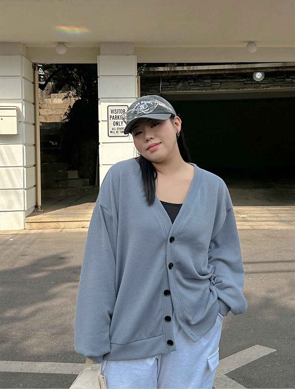 [EVELLET] Denifu Button Cardigan