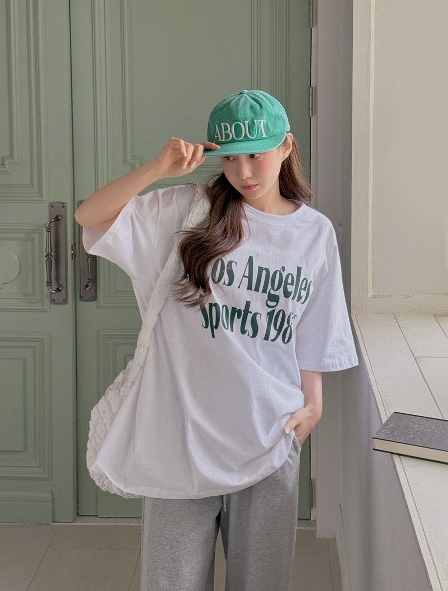 [EVELLET]Damon Graphic Print T-shirt