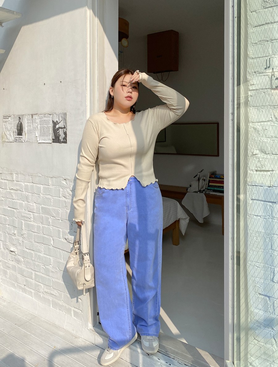 [EVELLET] Seriren Bijo Washing Wide Pants