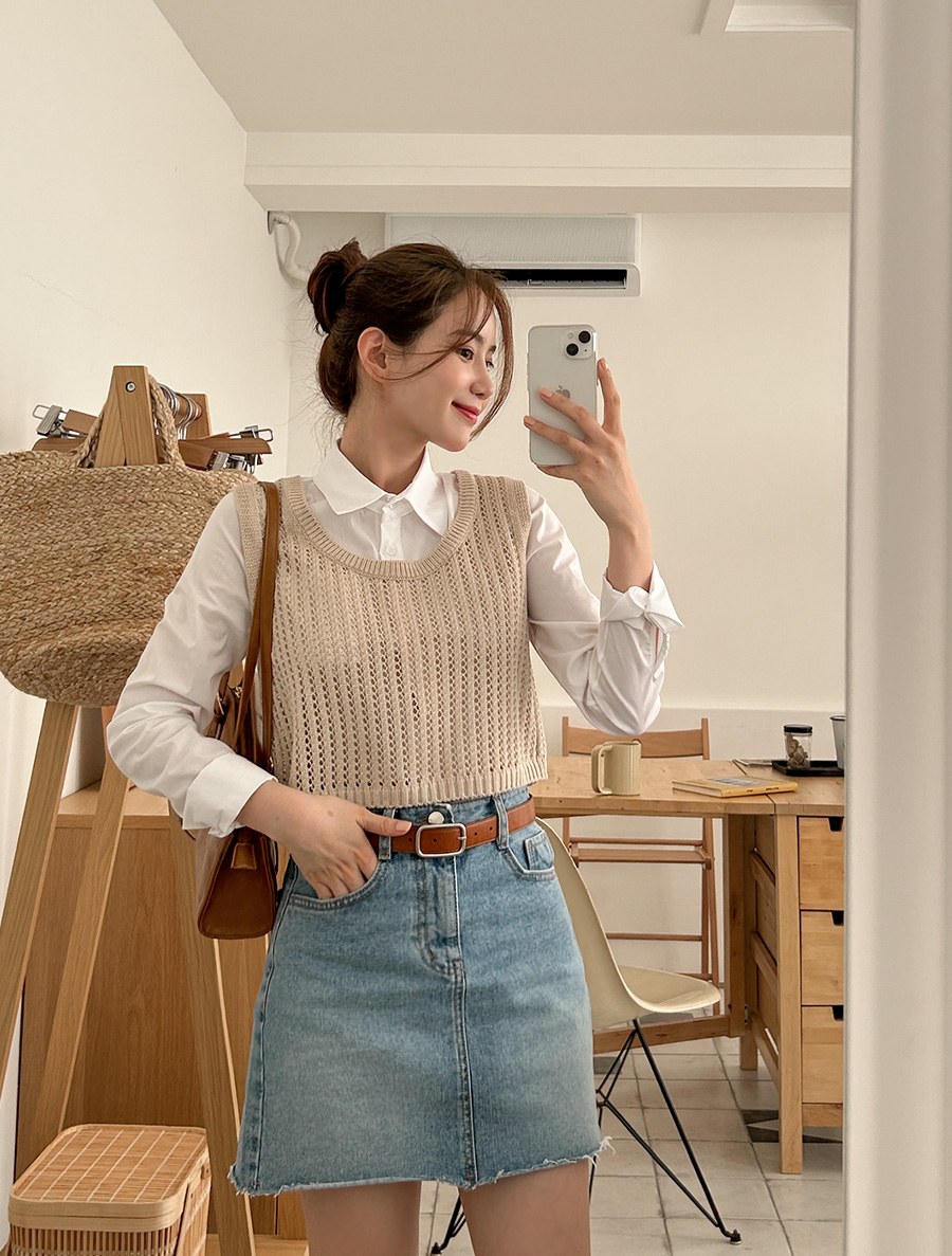 [EVELLET] Loreburn Strap Knit Bustier