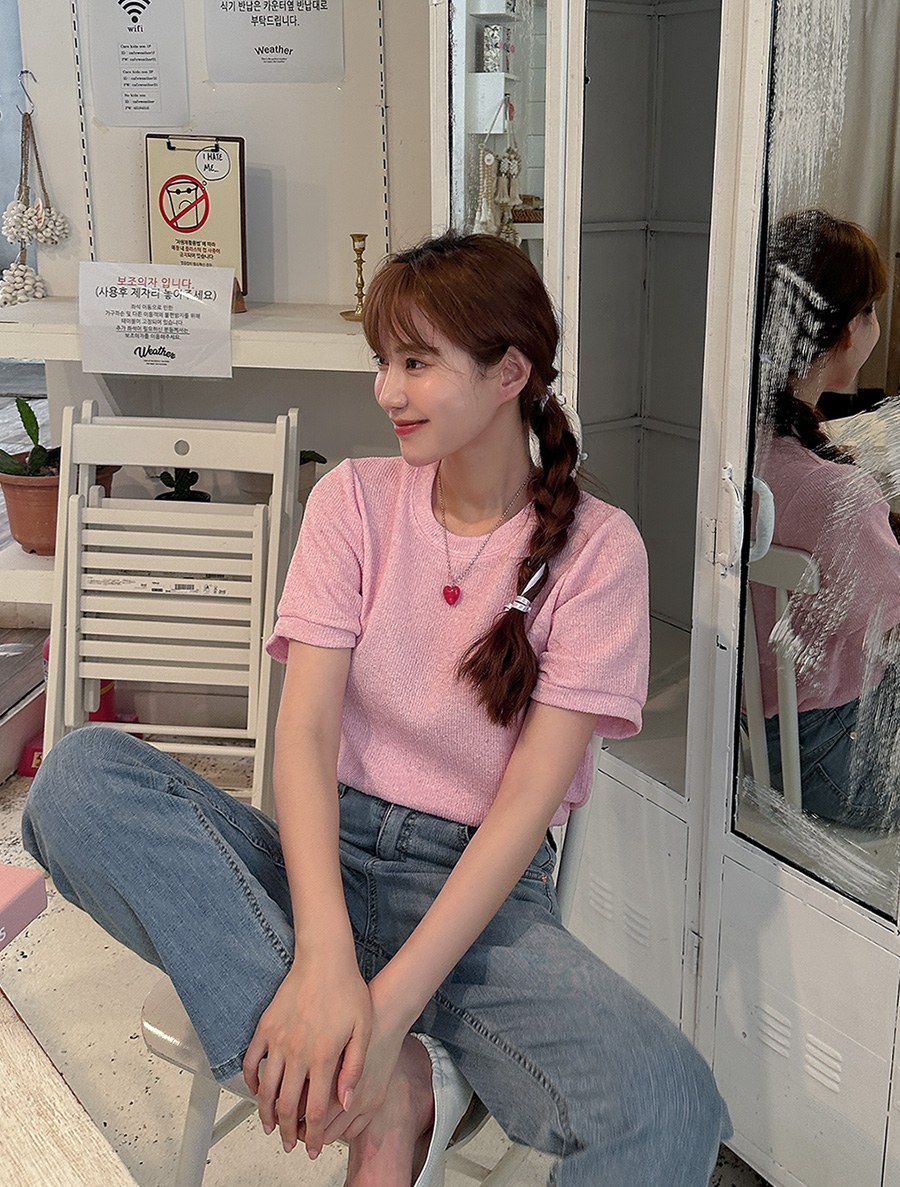 [EVELLET] Rameni Bokashi Linen Tea Blouse
