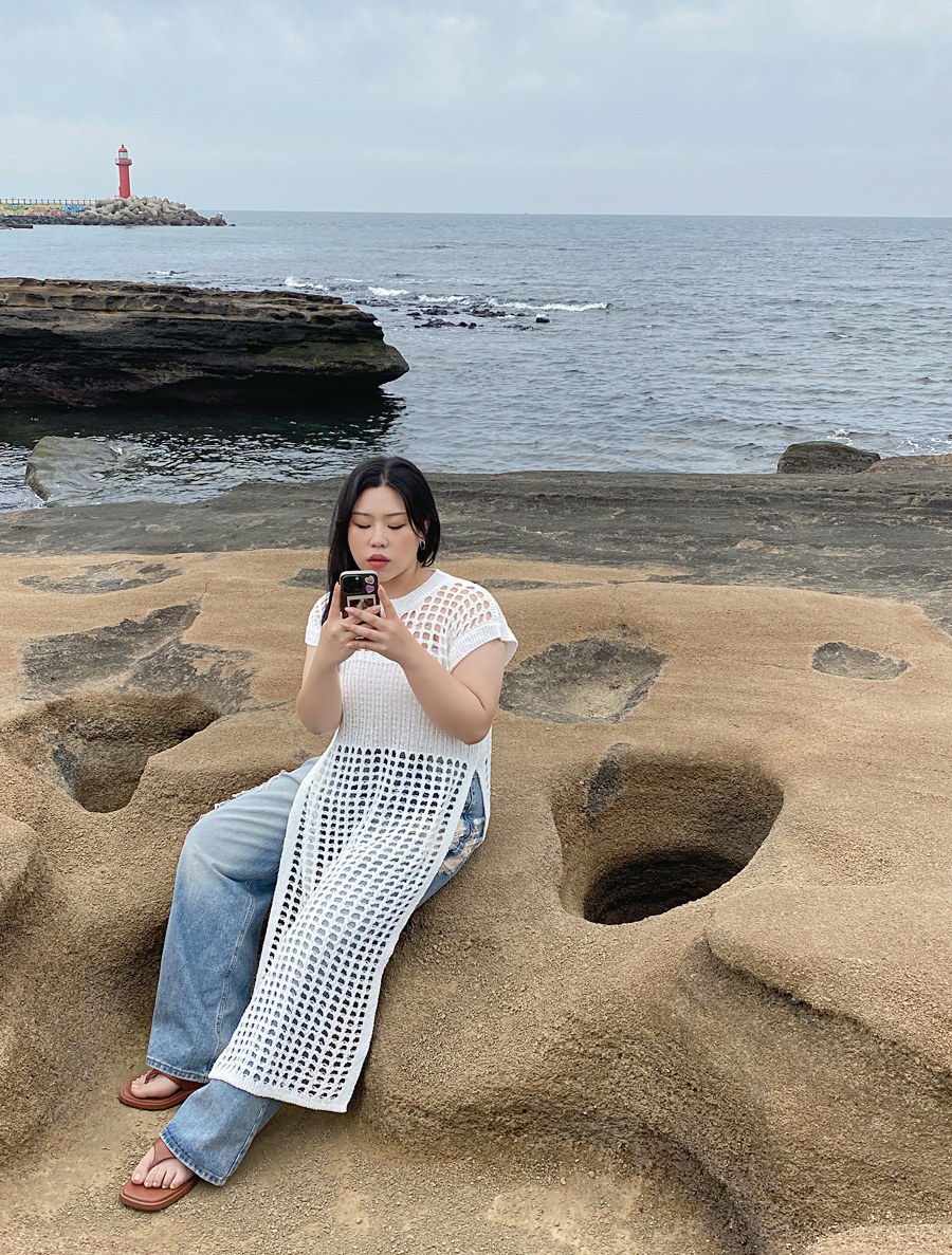 [EVELLET] Murens layered Knit Dress