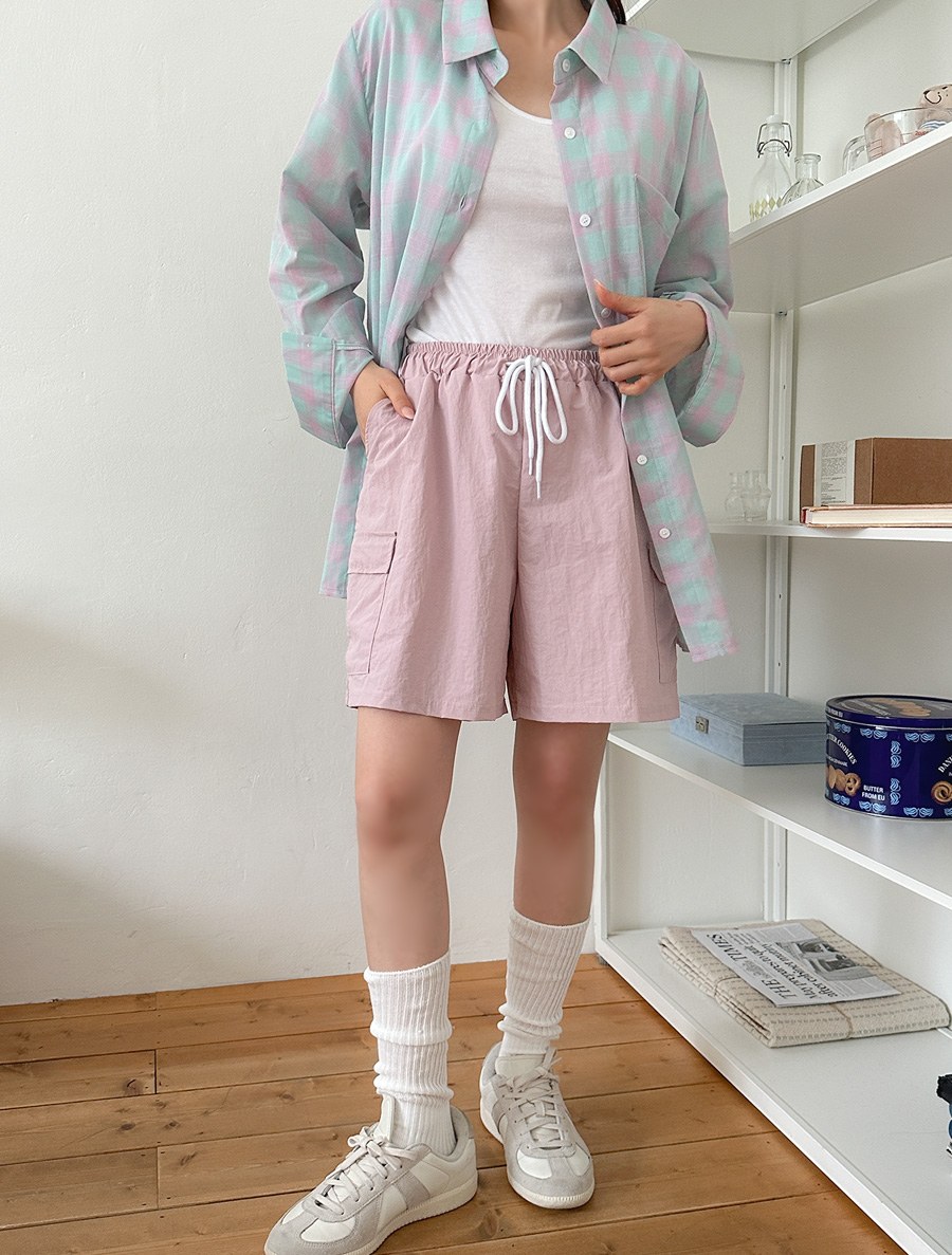 [EVELLET] Kield Cargo Waistband Pants