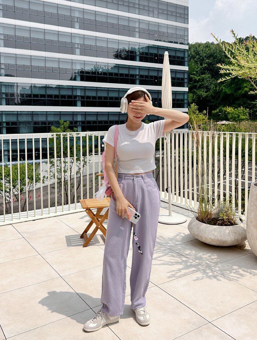[EVELLET] Dion Cotton Linen Wide Pants