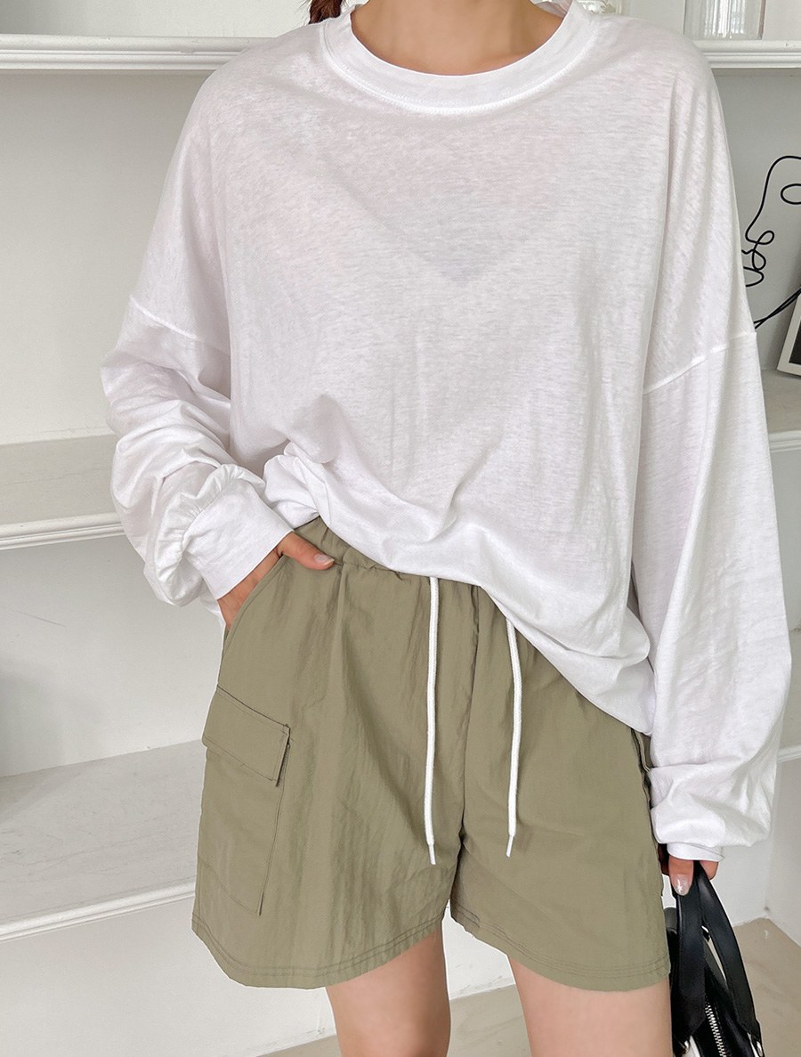 [EVELLET] Louiso Basic Sweatshirt T-shirt