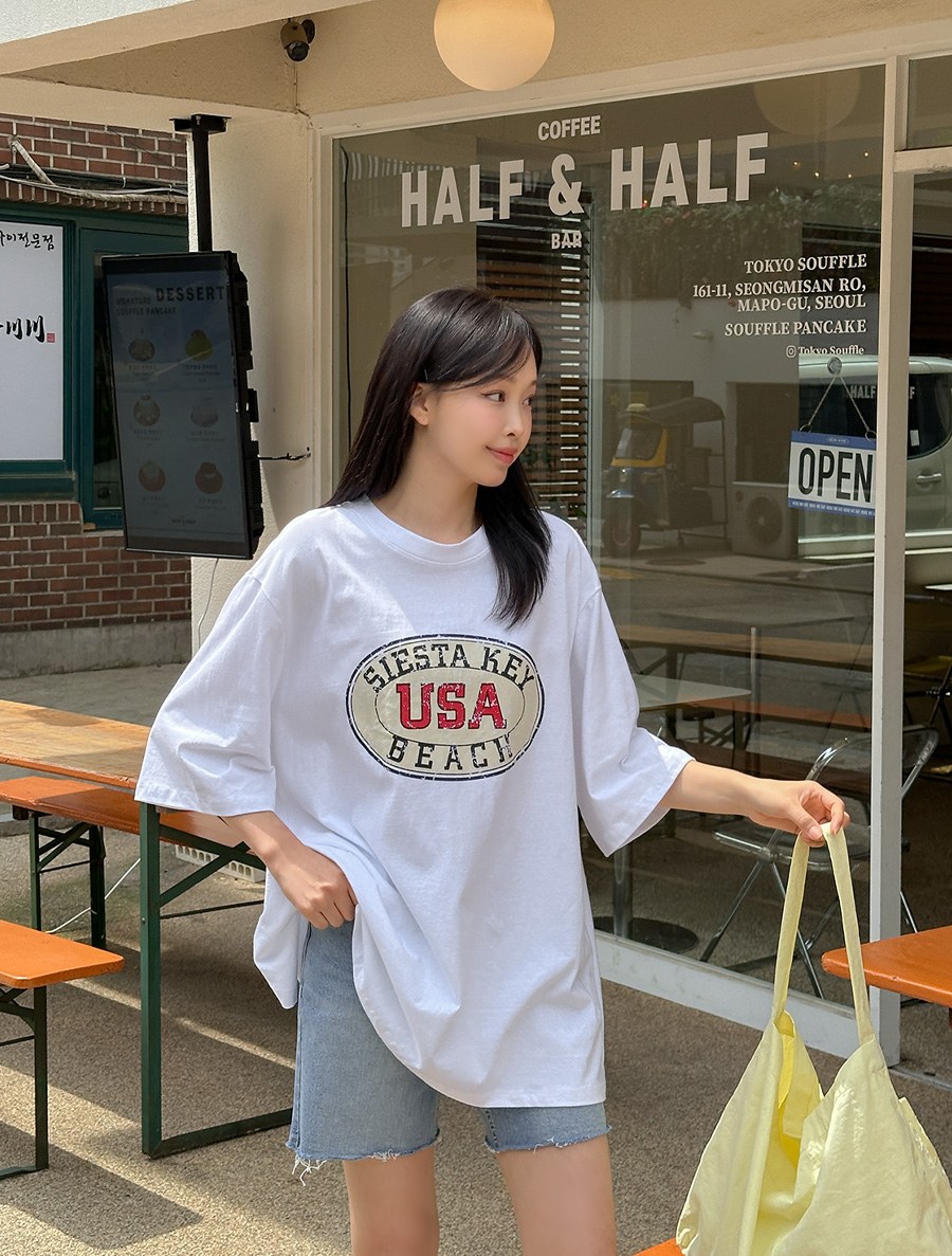 [EVELLET] Hinira Bag open T-shirt