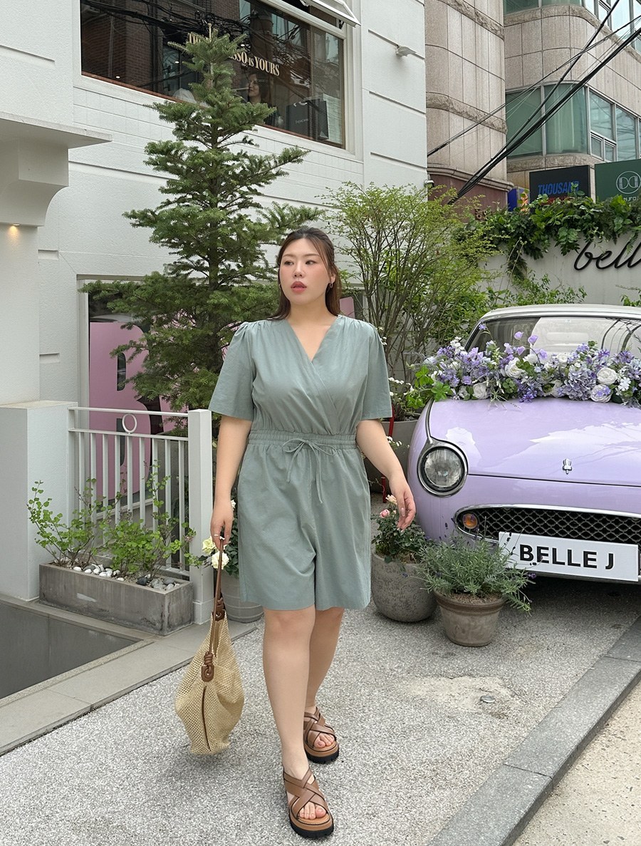 [EVELLET] Mirian Cotton Bio Waistband Jumpsuit