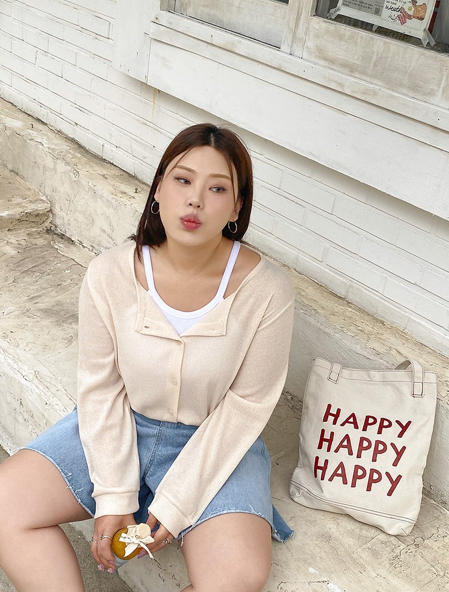 [EVELLET]Rangbiya Basic Cardigan
