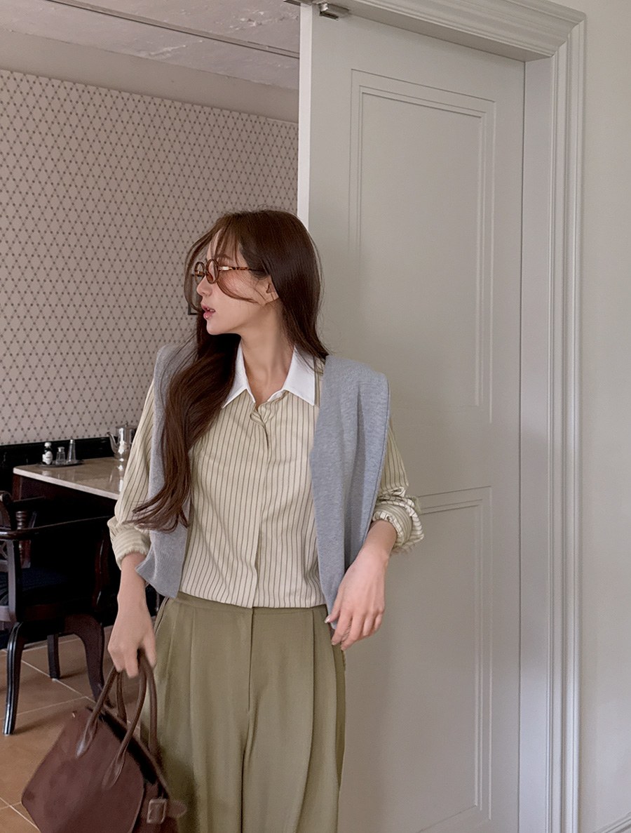 Terhen Contrast ST Tencel Shirt
