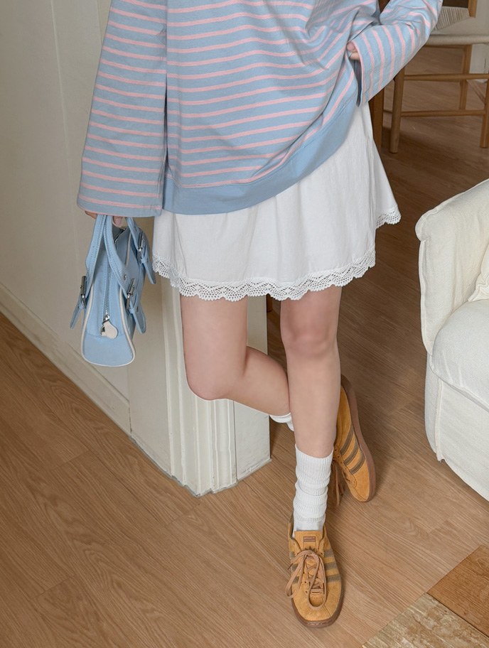 Erub Lace Waistband Skirt