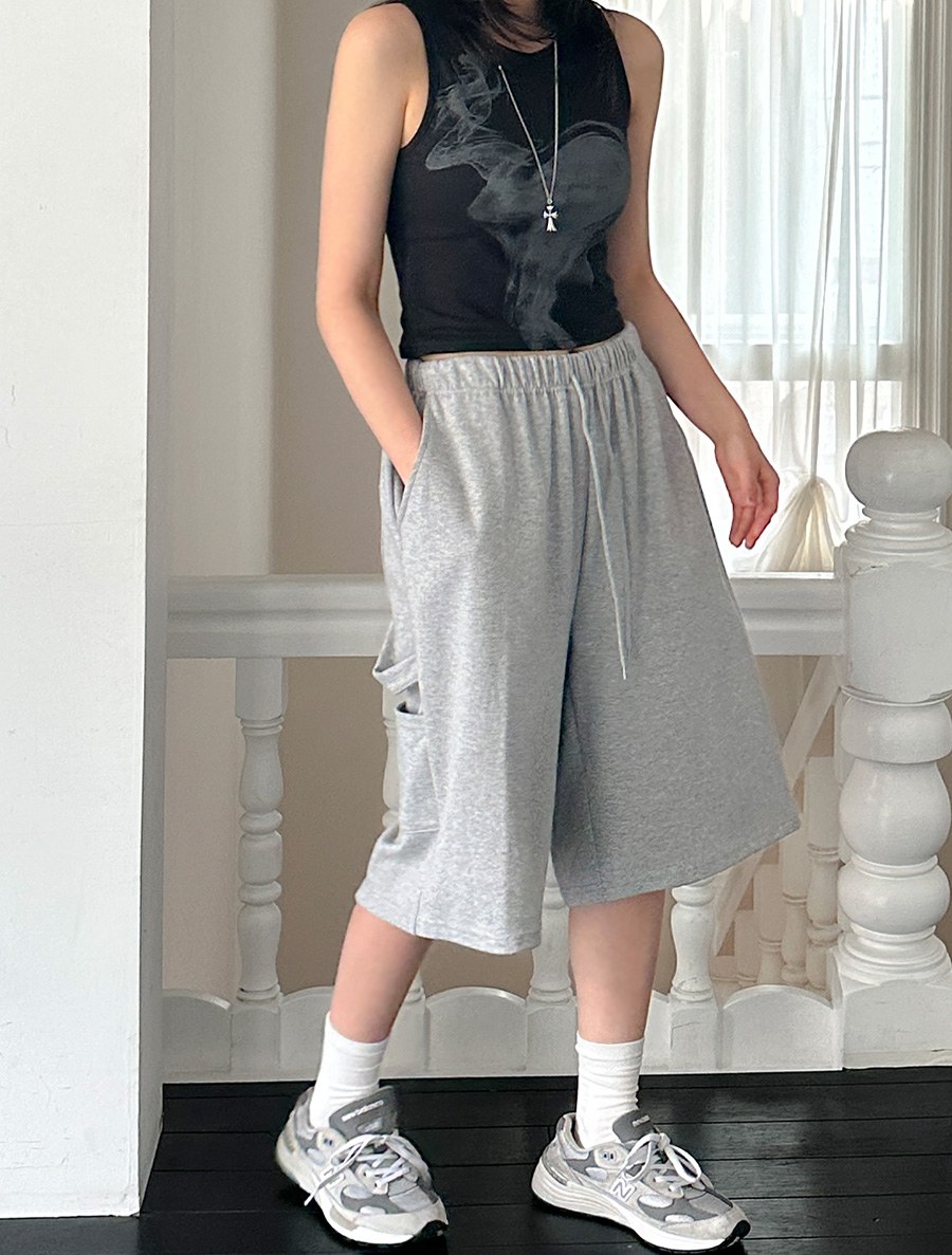 [EVELLET]Daven Carpenter Bermuda Waistband Pants