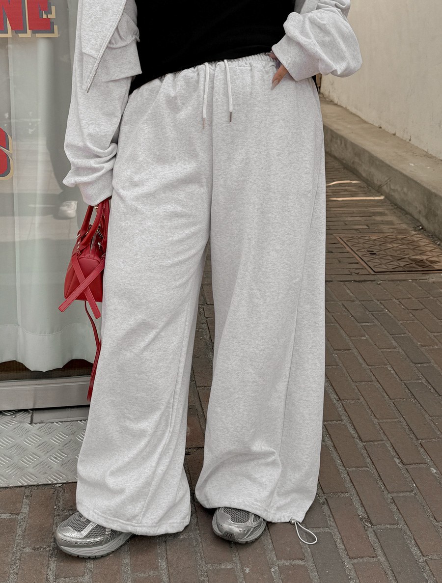 Mobyden cut string Long Waistband Pants