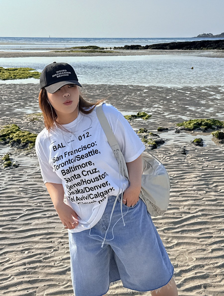 Thiboen Graphic Print Long T-shirt