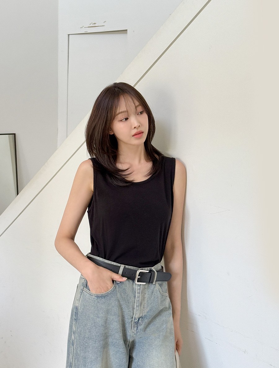 [EVELLET] Tsurumi Linen Sleeveless