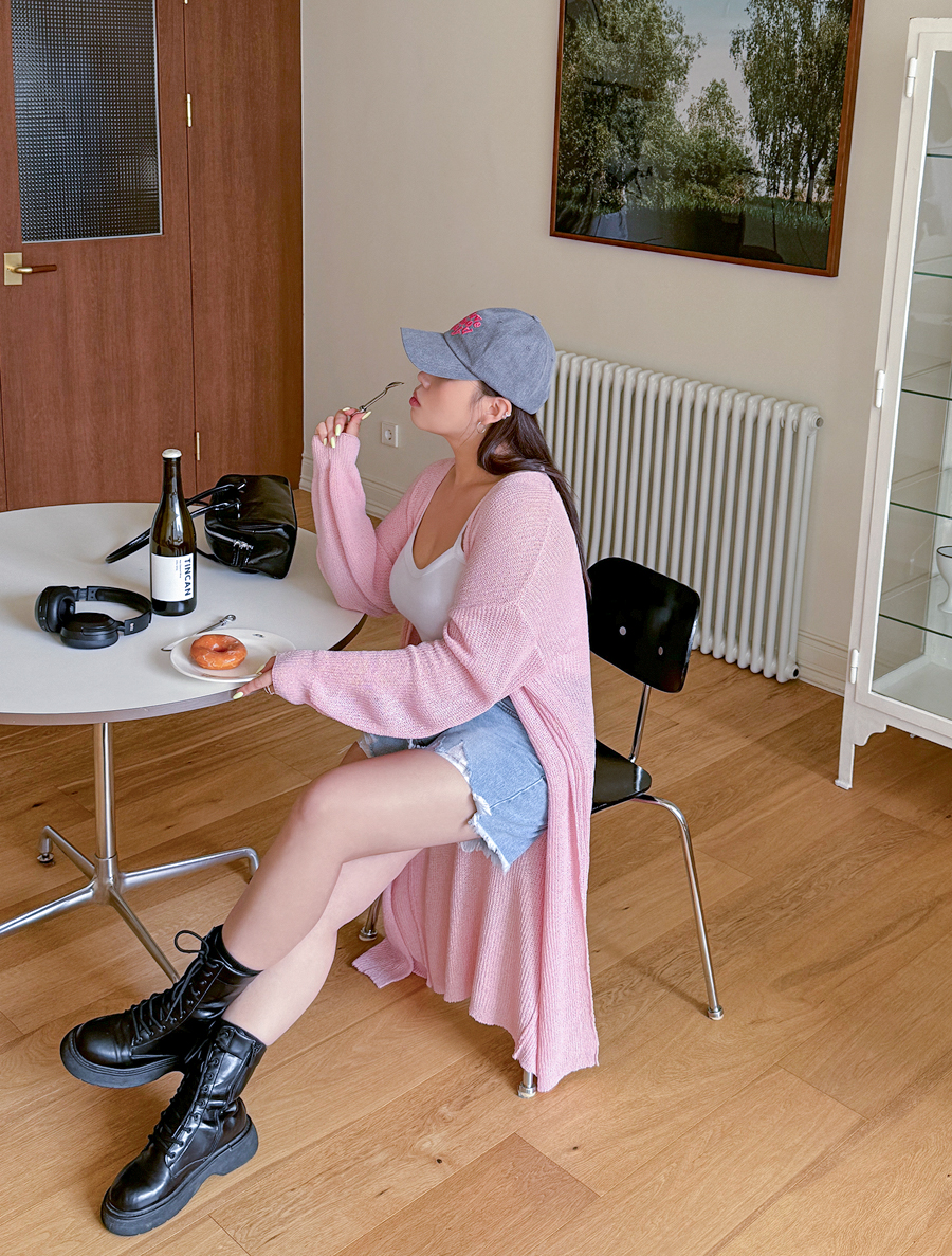 Muenri Knit Long Cardigan