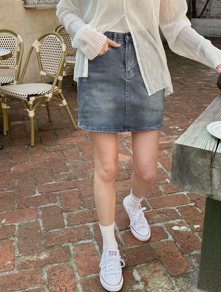 Jueven Denim Pants Skirt