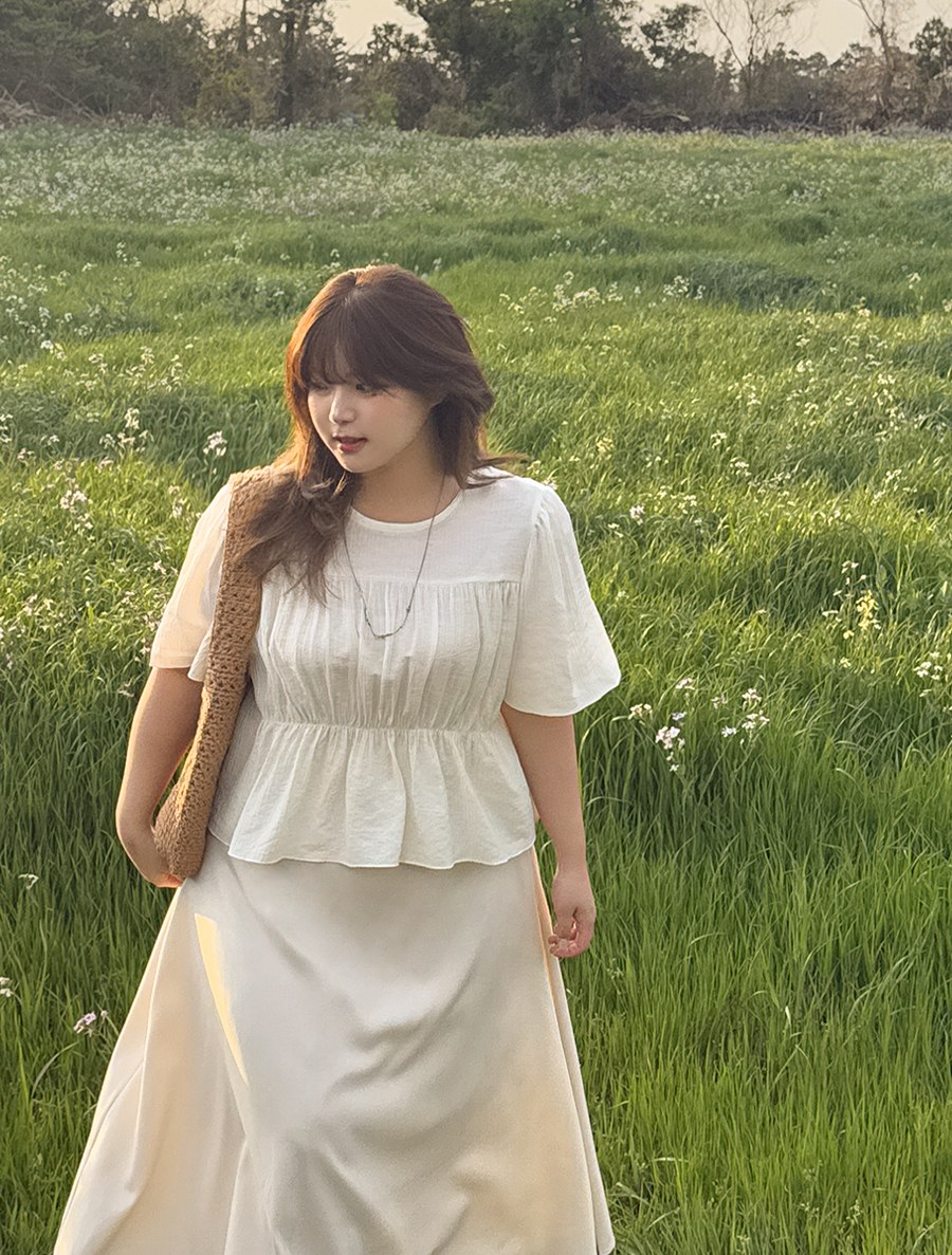 Enrua Yoru Shirring Blouse