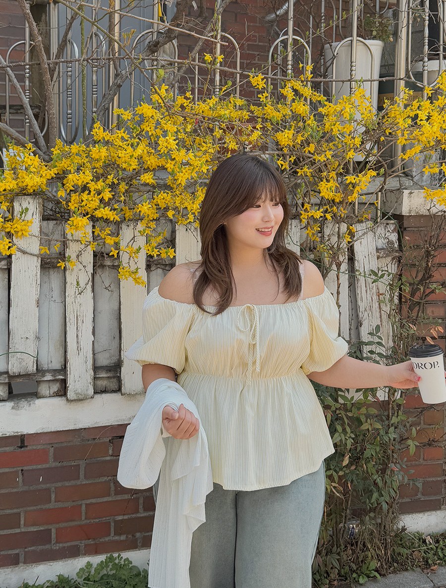 Benudi Lyocell ST Shirring Blouse