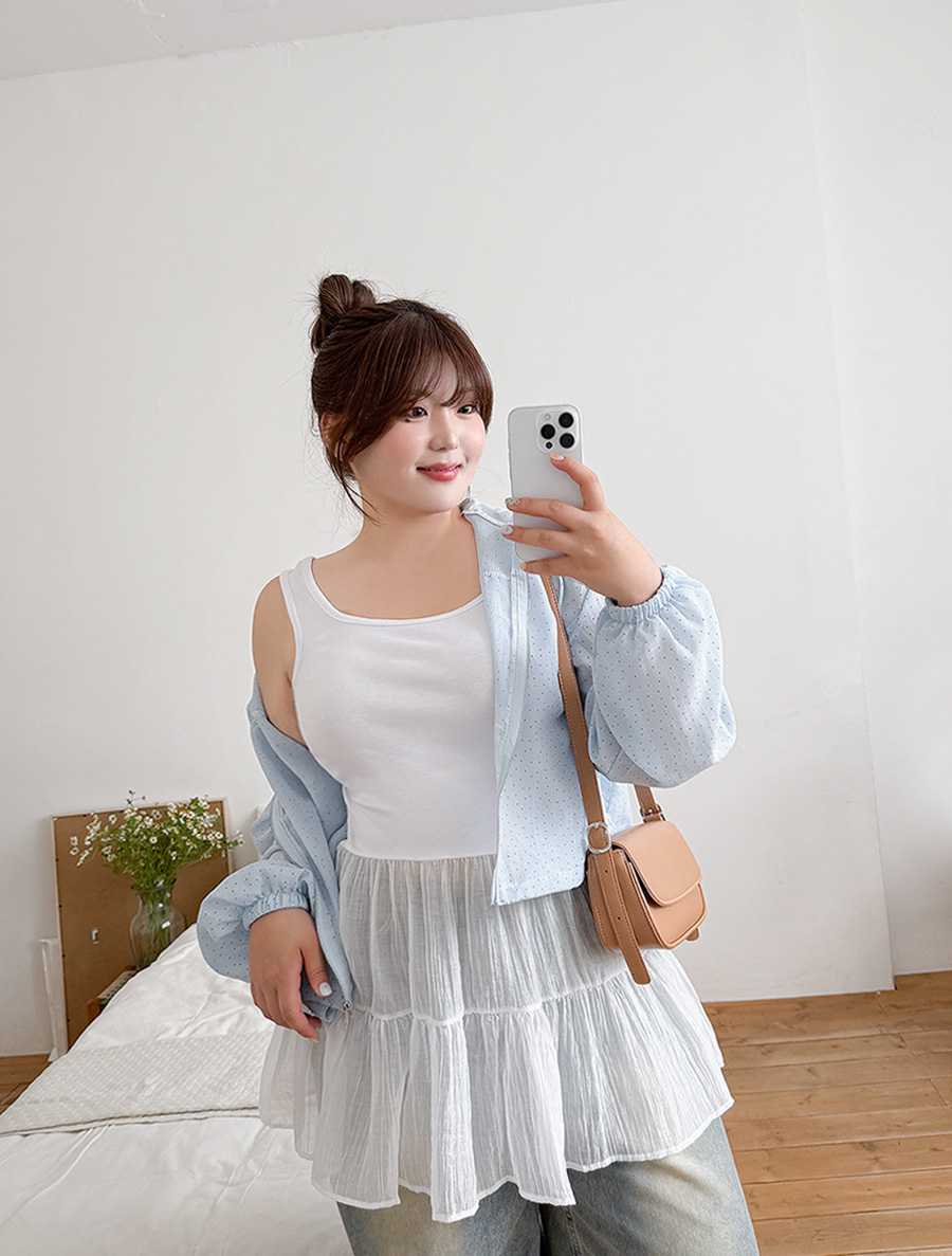Bomi Na Shirring Long Bustier