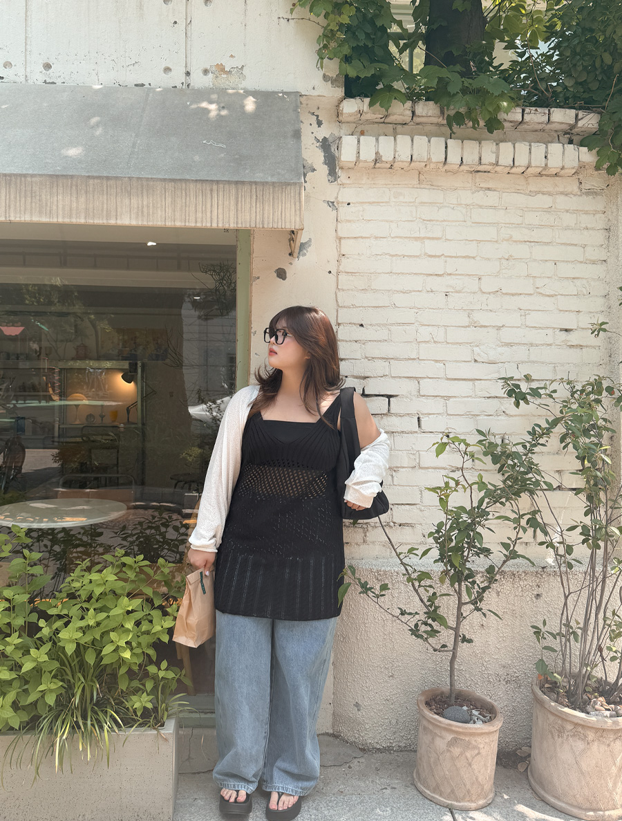 [EVELLET]Eddie Skashi Layered Knit Dress