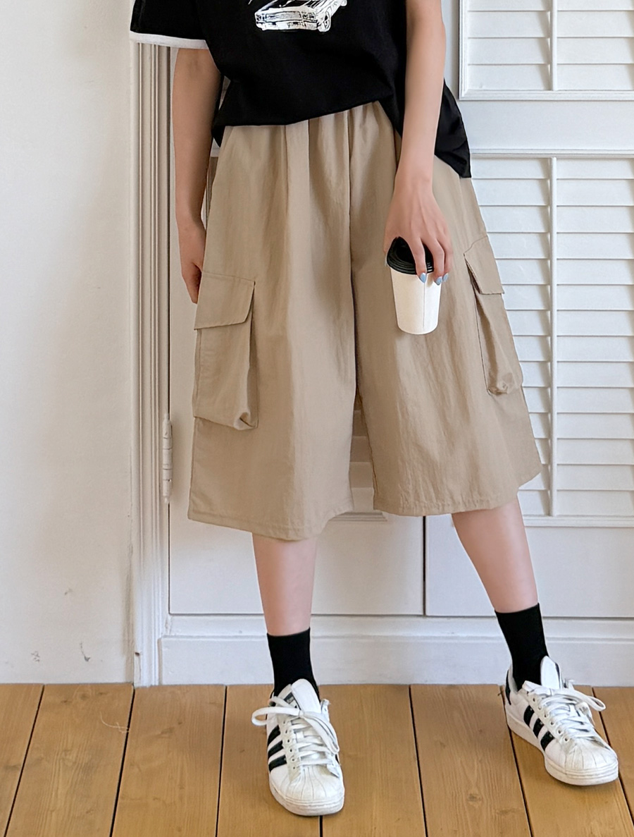 Enscon Nylon Cargo Bermuda Pants