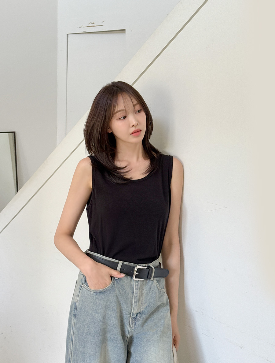 [EVELLET] Tsurumi Linen Sleeveless