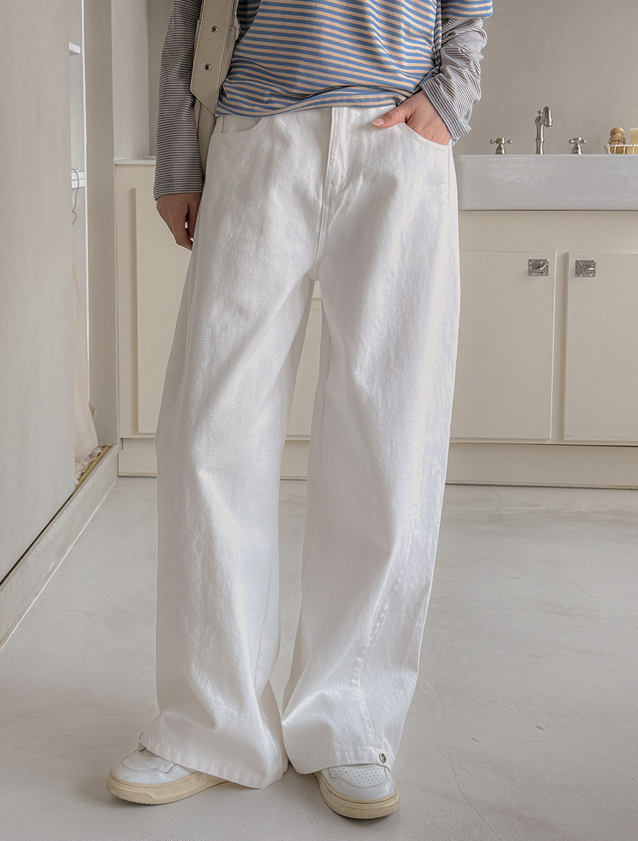 EZPU Wide Cotton Pants by Length
