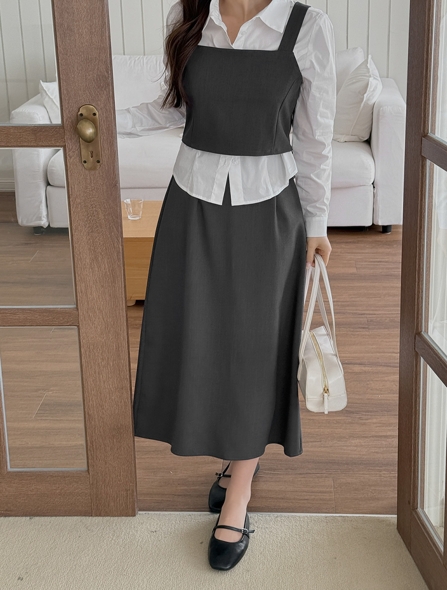[EVELLET] Luoden Bustier Skirt SET