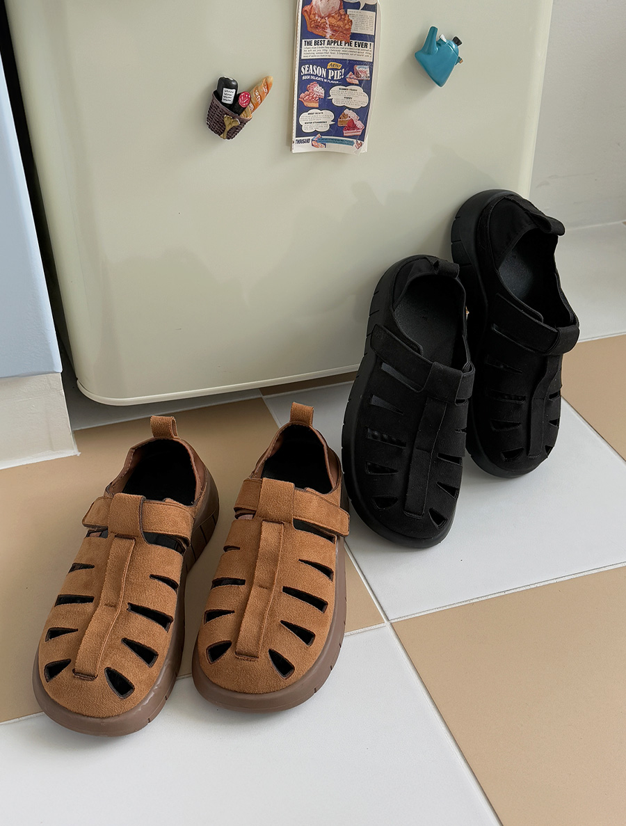 Tenbrin Suede Fisherman Sandals (3cm)